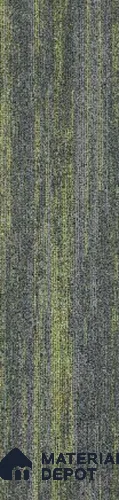 04 Grey/L.Green 1000x250 mm 100% Nylon/Eco Back Carpet Tile - 4 mm