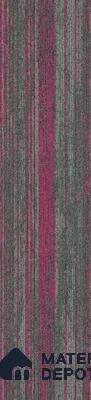 08 Grey/Purple 1000x250 mm 100% Nylon/Eco Back Carpet Tile - 4 mm