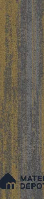 10 Grey/M.Yellow 1000x250 mm 100% Nylon/Eco Back Carpet Tile - 4 mm