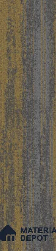 10 Grey/M.Yellow 1000x250 mm 100% Nylon/Eco Back Carpet Tile - 4 mm