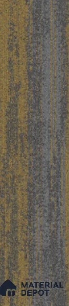 10 Grey/M.Yellow 1000x250 mm 100% Nylon/Eco Back Carpet Tile - 4 mm