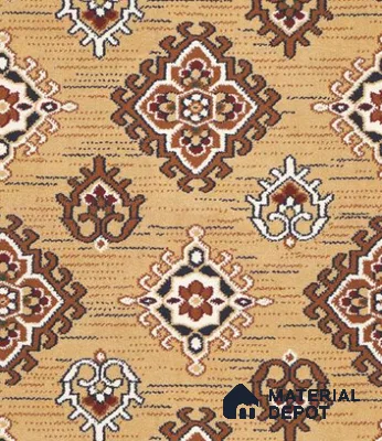 0089-Timeless Beige Classic Wilton Series 25 Meter x 3.96 Meter Pattern 3 Carpet Tile - 12 mm