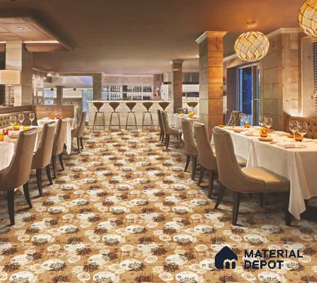 1325-Tropical Beige Classic Wilton Series 25 Meter x 3.96 Meter Pattern 1 Carpet Tile - 12 mm