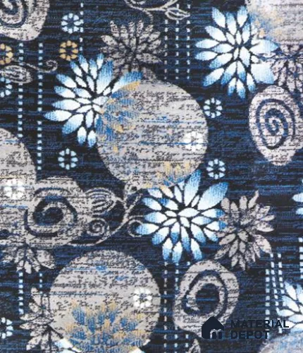 1325-Tropical Blue Classic Wilton Series 25 Meter x 3.96 Meter Pattern 1 Carpet Tile - 12 mm