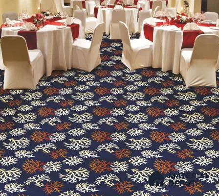 1327-Forest Blue Classic Wilton Series 25 Meter x 3.96 Meter Pattern 3 Carpet Tile - 12 mm