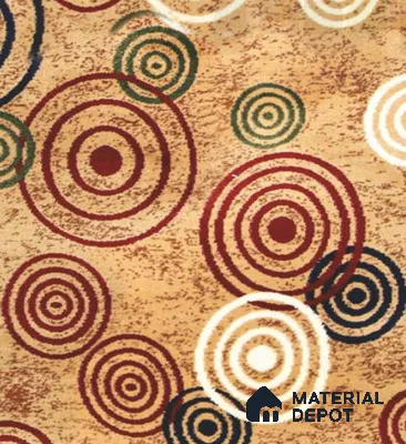 1332-Colossal Beige Classic Wilton Series 25 Meter x 3.96 Meter Pattern 2 Carpet Tile - 12 mm