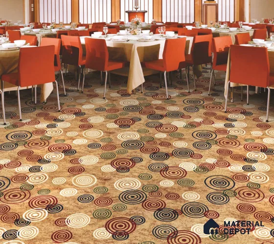 1332-Colossal Beige Classic Wilton Series 25 Meter x 3.96 Meter Pattern 2 Carpet Tile - 12 mm