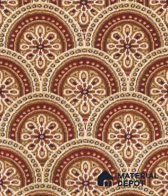 5818-Oriental Beige Classic Wilton Series 25 Meter x 3.96 Meter Pattern 1 Carpet Tile - 12 mm