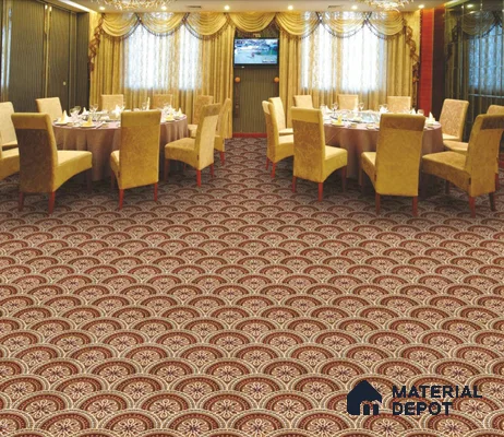 5818-Oriental Beige Classic Wilton Series 25 Meter x 3.96 Meter Pattern 1 Carpet Tile - 12 mm