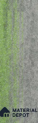 #203 - Kelly Green 1000x250 mm 100 % PP/ Eco Back Carpet Tile - 5 mm