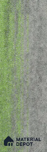#203 - Kelly Green 1000x250 mm 100 % PP/ Eco Back Carpet Tile - 5 mm