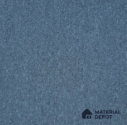 414-Blue Delta Series 500x500 mm 100% PP BCF Loop Pile/PVC Back Carpet Tile - 4 mm