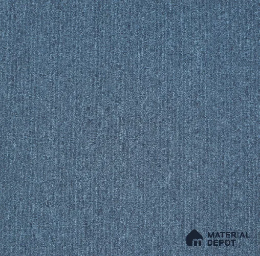 414-Blue Delta Series 500x500 mm 100% PP BCF Loop Pile/PVC Back Carpet Tile - 4 mm