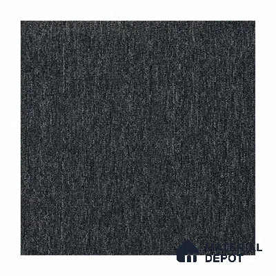 Grey Carpet Tile CF 00079 E  50 x 50 cm | Strudon BCF Fibre Non Woven Lutrador Primary Backing - 7 mm | 10 Year Carpet Wear Warranty