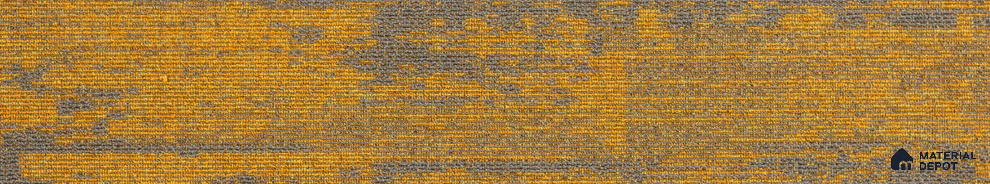 45-Pumpkin Orange Skywalker Series 1000x250 mm 100 % PP/ Eco Back Carpet Tile - 5 mm