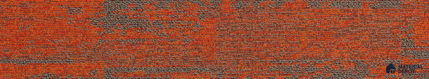46-Flaming Red Skywalker Series 1000x250 mm 100 % PP/ Eco Back Carpet Tile - 5 mm