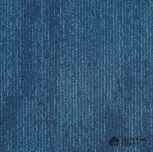 5184 - Blue 500x500 mm 100% PP/Eco Back Carpet Tile - 5 mm
