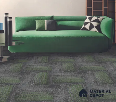 5185 - Grey 500x500 mm 100% PP/Eco Back Carpet Tile - 5 mm