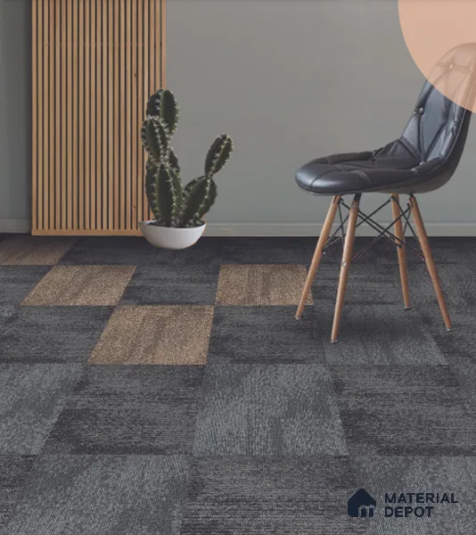 5189 - Black 500x500 mm 100% PP/Eco Back Carpet Tile - 5 mm