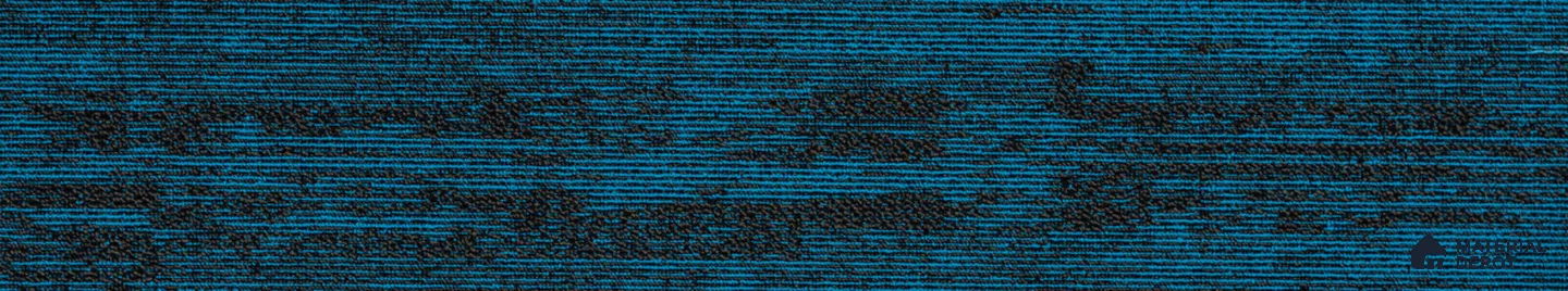 59-Tiffany Blue Skywalker Series 1000x250 mm 100 % PP/ Eco Back Carpet Tile - 5 mm