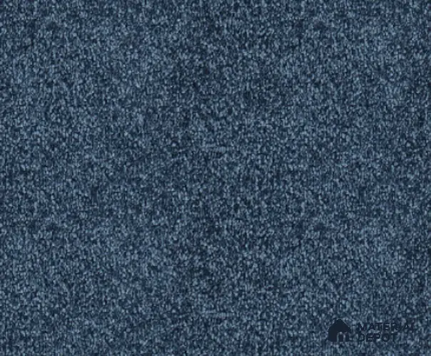794-Blue Royal Touch Series 30 Meter x 4 Meter 100% Solution Dyed DUPONT Super Soft Olefin Fiber Carpet Tile - 16 mm