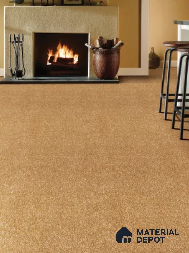 797-DarkGold Royal Touch Series 5.79 Meter x 4 Meter 100% Solution Dyed DUPONT Super Soft Olefin Fiber Carpet Tile - 16 mm