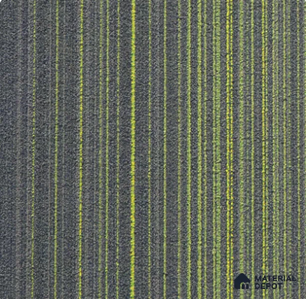 CS 283 B-Green/Grey Colourspace Series 500x500 mm 100% Nylon Graphic Loop Pile/PVC Back Carpet Tile - 5 mm