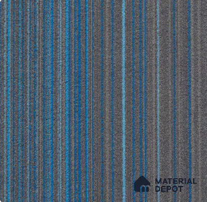 CS 284 B-Blue/Grey Colourspace Series 500x500 mm 100% Nylon Graphic Loop Pile/PVC Back Carpet Tile - 5 mm