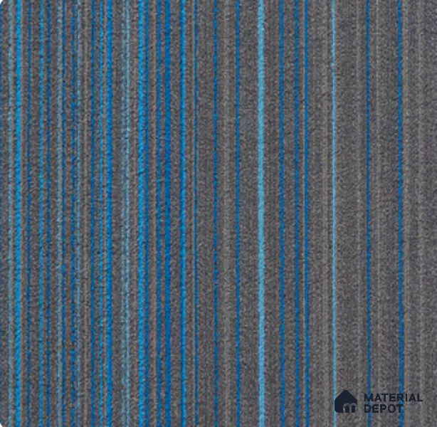 CS 284 B-Blue/Grey Colourspace Series 500x500 mm 100% Nylon Graphic Loop Pile/PVC Back Carpet Tile - 5 mm