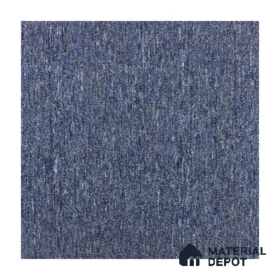 Blue Carpet Tile 50 x 50 cm | Strudon BCF Fibre Non Woven Lutrador Primary Backing - 7 mm | 10 Year Carpet Wear Warranty