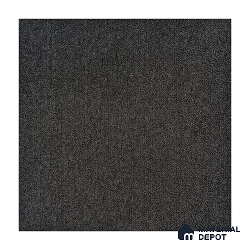 Dark Grey Carpet Tile 50 x 50 cm | Strudon BCF Fibre Non Woven Lutrador Primary Backing - 7 mm | 10 Year Carpet Wear Warranty