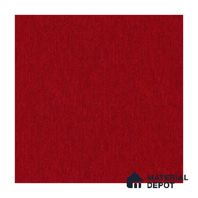 Velvet Red Carpet Tile CF 00079 F  50 x 50 cm | Strudon BCF Fibre Non Woven Lutrador Primary Backing - 7 mm | 10 Year Carpet Wear Warranty