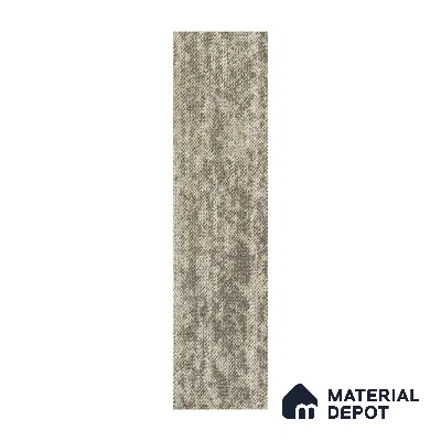 Beige 100 x 25 cm PVC Back Carpet Tile - 6.5 mm | 10 Year Carpet Wear Warranty