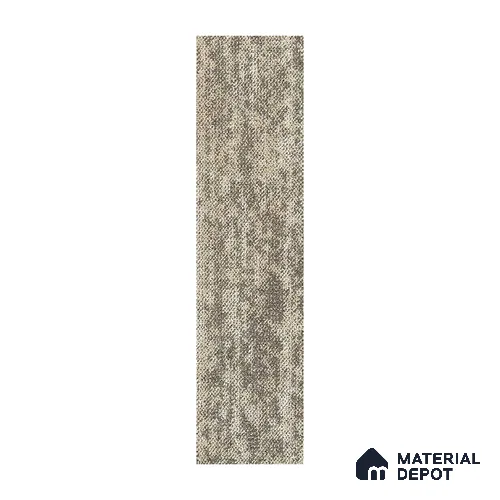 Beige 100 x 25 cm PVC Back Carpet Tile - 6.5 mm | 10 Year Carpet Wear Warranty