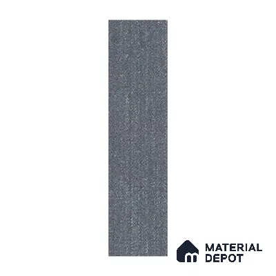 Grey Carpet Tile CF 00099 C 25 x 100 cm | PVC Backing 100% Solution Dyed Nylon - 7 mm | 10 Year Carpet Wear Warranty