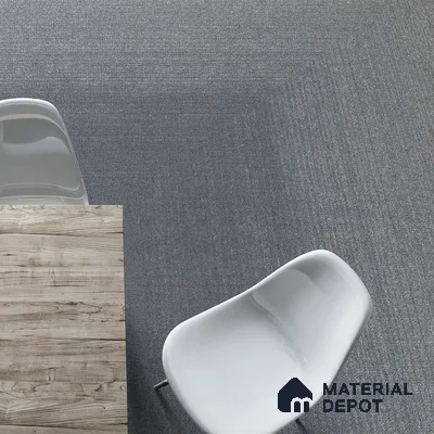Grey Carpet Tile CF 00099 C 25 x 100 cm | PVC Backing 100% Solution Dyed Nylon - 7 mm | 10 Year Carpet Wear Warranty