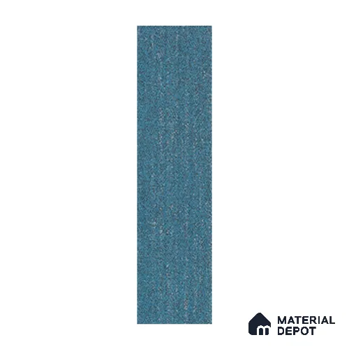 Blue Carpet Tile CF 00099 D 25 x 100 cm | PVC Backing 100% Solution Dyed Nylon - 7 mm | 10 Year Carpet Wear Warranty