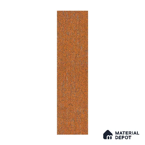 Orange Carpet Tile CF 00099 F 25 x 100 cm | PVC Backing 100% Solution Dyed Nylon - 7 mm | 10 Year Carpet Wear Warranty