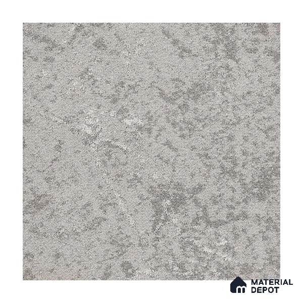 Grey Carpet Tile CF 00102 C 60 x 60 cm | PVC With Fiberglass Backing & 100% Solution Dyed Nylon 6.6 Fibre - 10.5 mm | 10 Year Carpet Wear Warranty