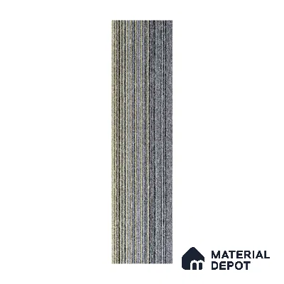 Grey/Yellow Carpet Tile CF 00101 B  33.3 x 100 cm | PVC Glass Enforced Backing 100% Solution Dyed PP - 5 mm | 10 Year Carpet Wear Warranty