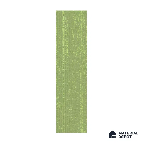 Green Accent Carpet Tile CF 00103 F 25 x 100 cm | PVC (Glass Enforced) Backing 100% Solution Dyed Nylon - 7 mm | 10 Year Carpet Wear Warranty