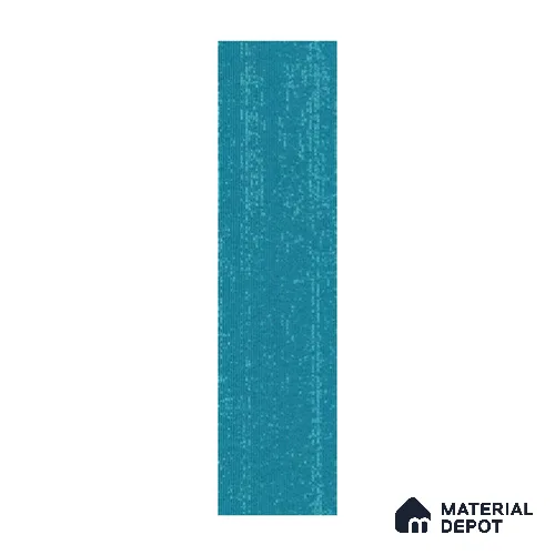 Teal Accent Carpet Tile CF 00103 G 25 x 100 cm | PVC (Glass Enforced) Backing 100% Solution Dyed Nylon - 7 mm | 10 Year Carpet Wear Warranty