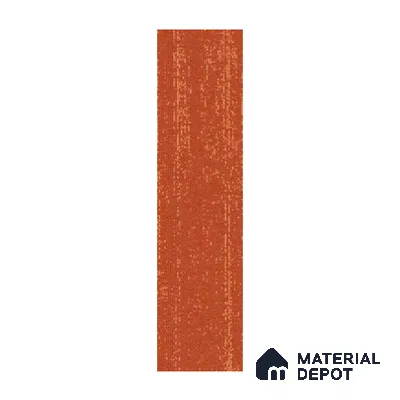 Orange Accent Carpet Tile CF 00103 I 25 x 100 cm | PVC (Glass Enforced) Backing 100% Solution Dyed Nylon - 7 mm | 10 Year Carpet Wear Warranty
