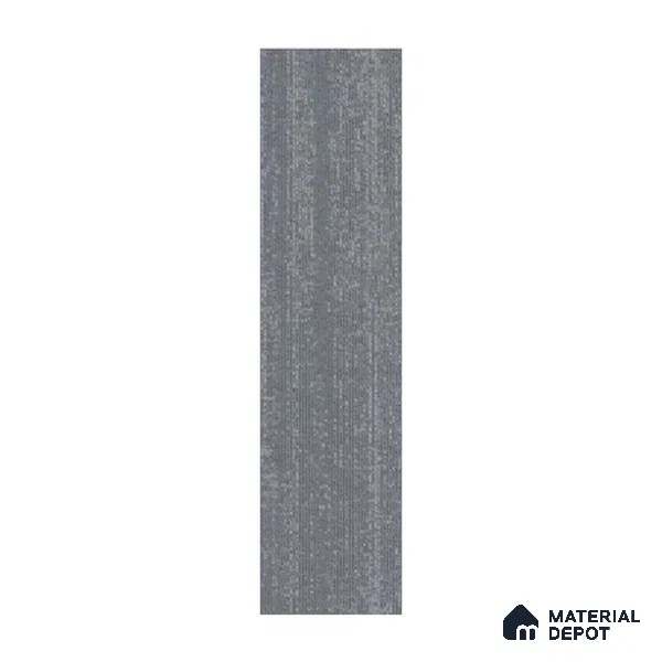Dark Grey Carpet Tile CF 00103 B 25 x 100 cm | PVC (Glass Enforced) Backing 100% Solution Dyed Nylon - 7 mm | 10 Year Carpet Wear Warranty