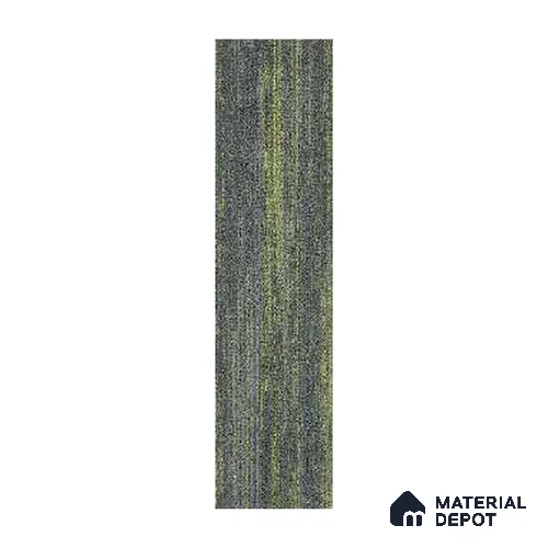 Grey/L.Green 100 x 25 cm Carpet Tile | E+ Backing 100 % Duratron Nylon - 4.9 mm | 10 Year Carpet Wear Warranty