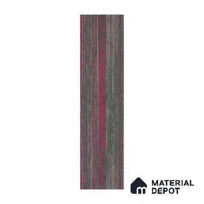 Grey/Purple 100 x 25 cm Carpet Tile | E+ Backing 100 % Duratron Nylon - 4.9 mm | 10 Year Carpet Wear Warranty