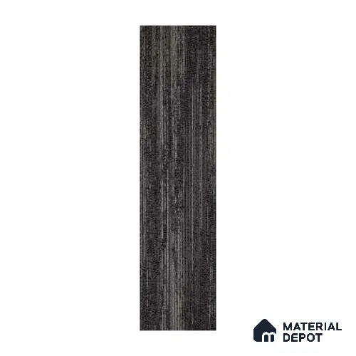 Dark Grey 100 x 25 cm Carpet Tile | E+ Backing 100 % Duratron Nylon - 4.9 mm | 10 Year Carpet Wear Warranty