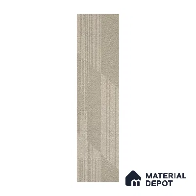 Beige Carpet Tile CF 00100  25 x100 cm | PVC Backing & 100% Solution Dyed Nylon 6 Fibre - 5 mm | 10 Year Carpet Wear Warranty