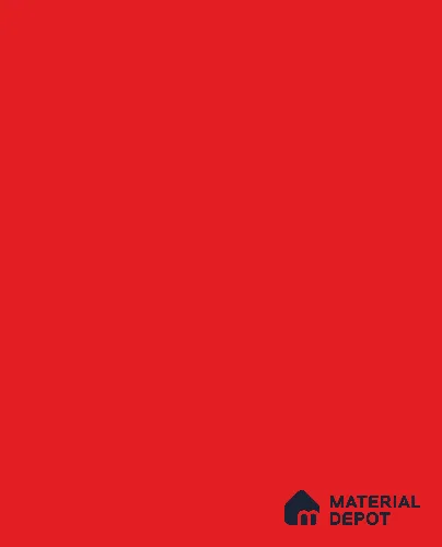 LM 03292 Vivid Red 8 ft x 4 ft High Gloss Finish Decorative Laminate - 0.8 mm | Suitable for Living Room, Kitchen, Office