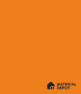 LM 03293 Vivid Orange 8 ft x 4 ft High Gloss Finish Decorative Laminate - 0.8 mm | Suitable for Living Room, Kitchen, Office